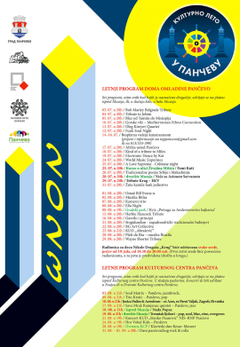 Kulturno leto u Pančevu 2023